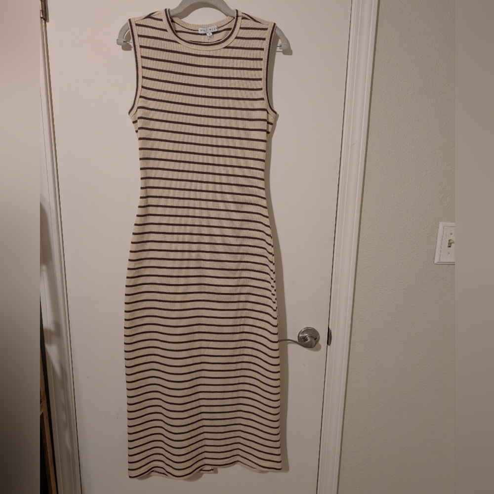 NWT Striped Sleeveless Dress